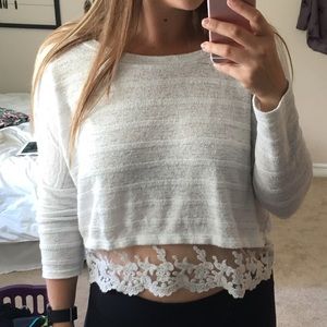 Comfy and Cute Semi Cropped Sweater